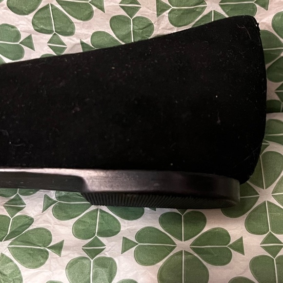 NWOT Little Black Suede Flats by J Jill! - Picture 3 of 6